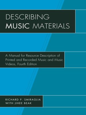 cover image of Describing Music Materials
